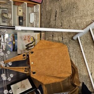 Elegant Tan Tote Bag